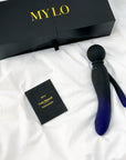 MYLO Spirit black purple gradient silicone wand with rounded head