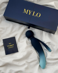 MYLO Water adult toy with sleek navy to light blue gradient design