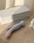 Sleek gradient MYLO Air wand in pastel blue and pink finish