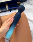 MYLO Water sleek gradient blue navy silicone wand with rounded head